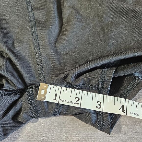 Badger Sport Women Bra & Boy Shorts Set Size M Black Activewear Gym Logo Stretch - Picture 14 of 16